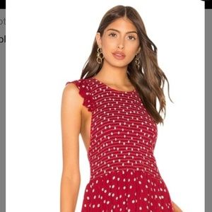 Free People Ruffle Butterfly Midi Dress